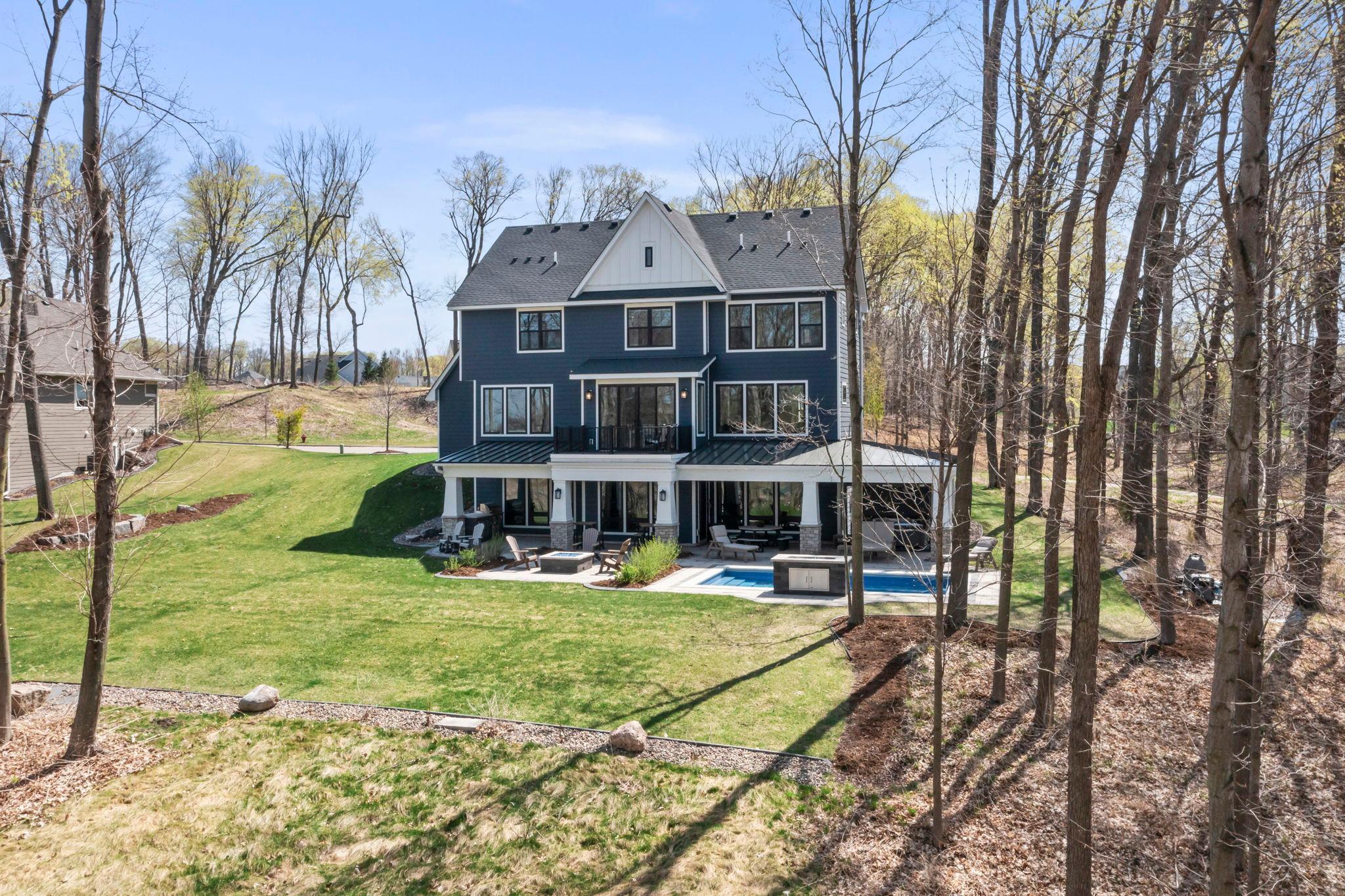 Backyard oasis in a private setting