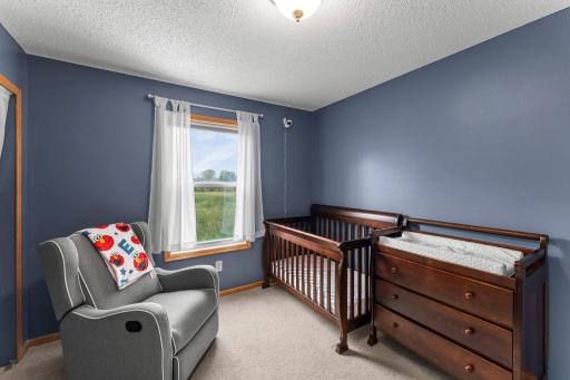 Bedroom #3 on the upper level. Amazing views here too!