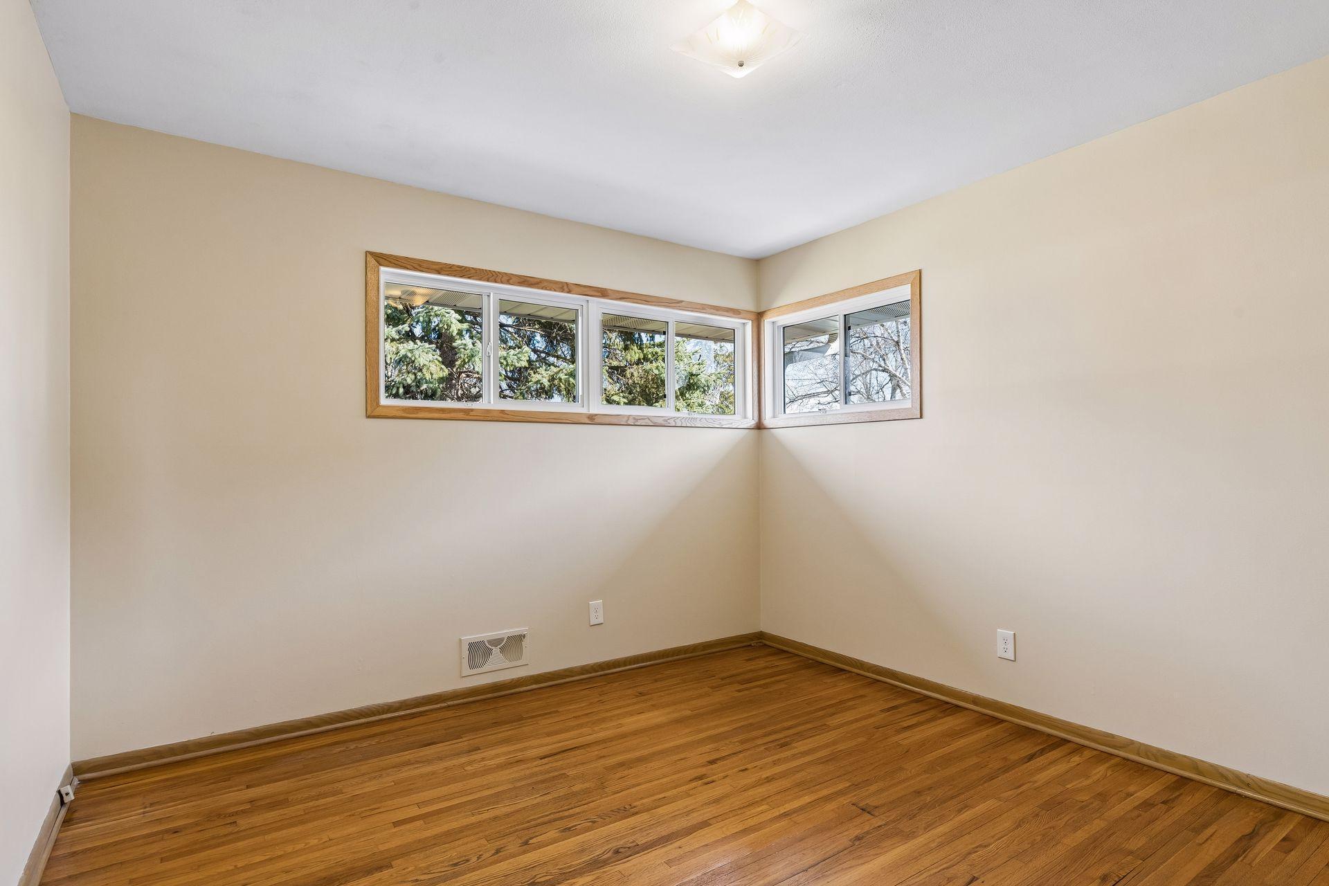 The windows in bedroom two and three were just replaced.