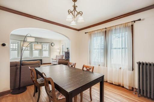 Nice sized dining room for all your entertaining needs