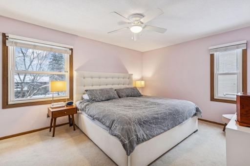 Primary bedroom with en suite 3/4 bath