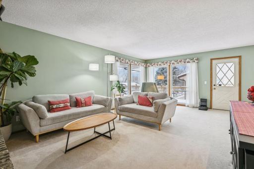 Upstairs living area.