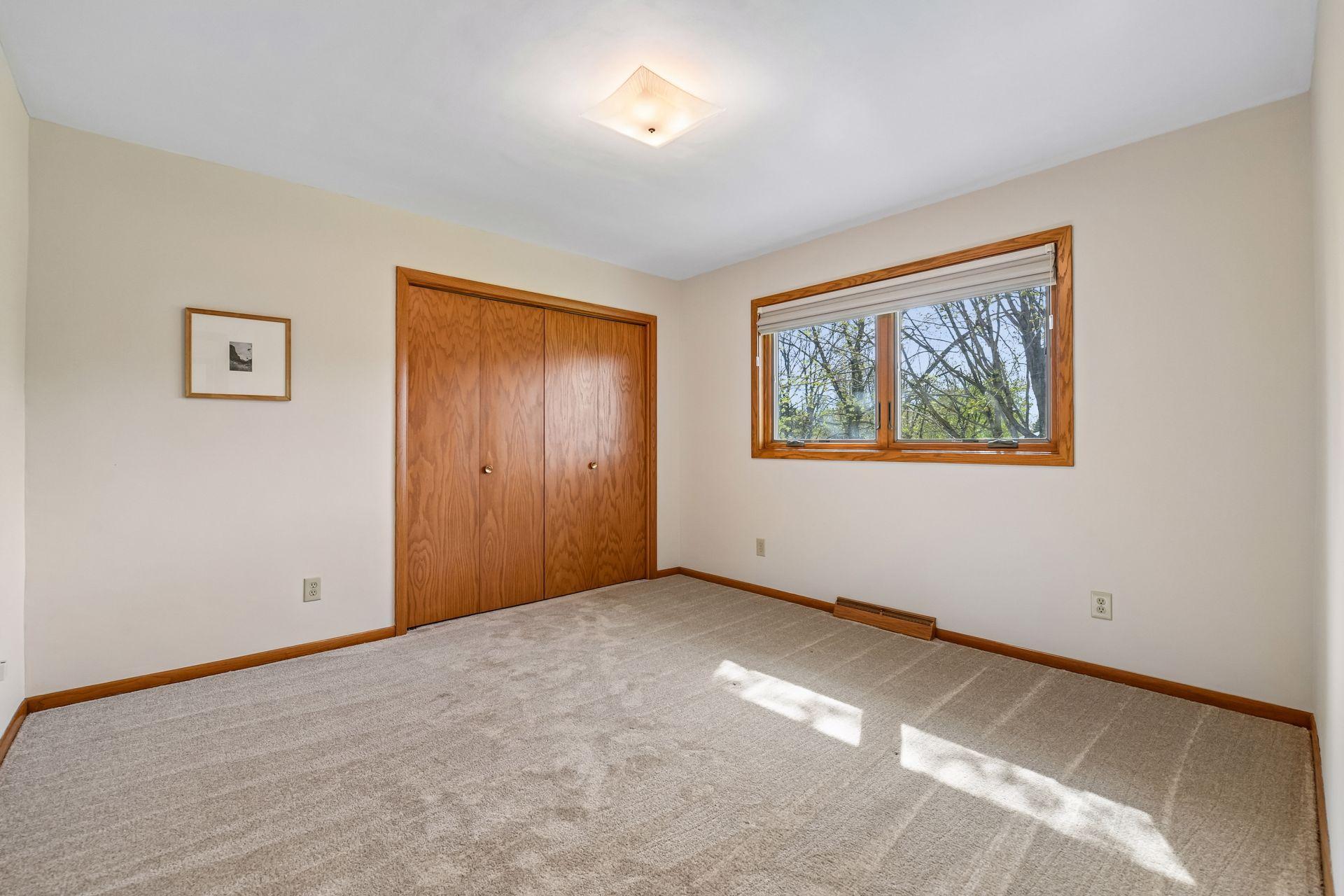 Secondary bedroom on the main level