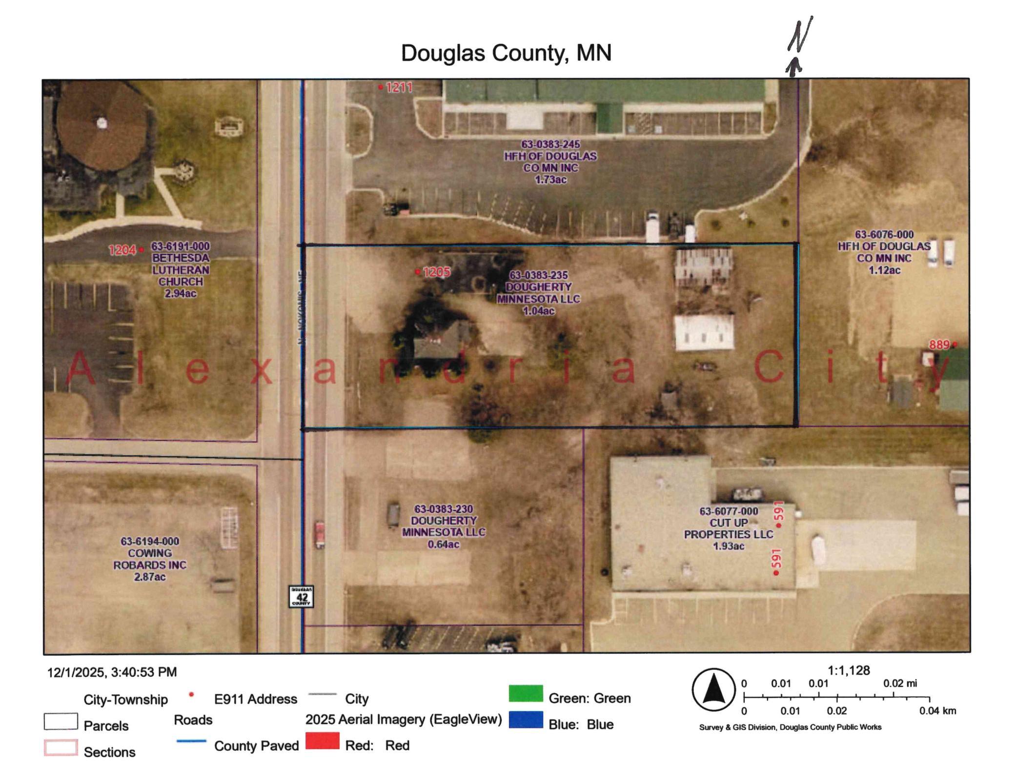 Aerial View, 1.04 Acres