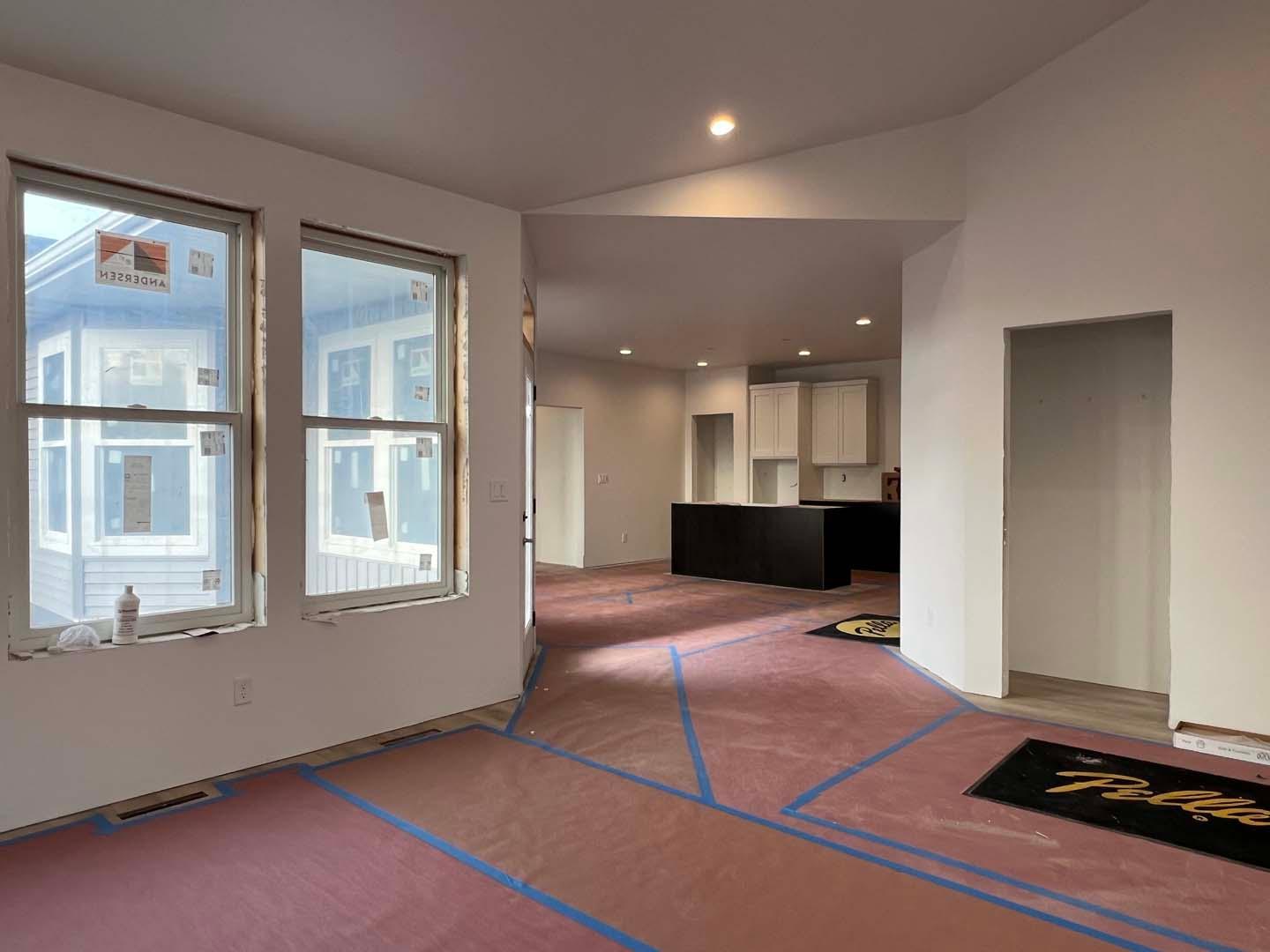 Living area w/view of Kitchen