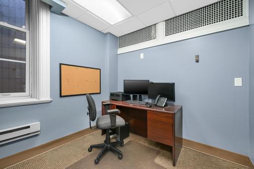 Example of another lower level office with window.