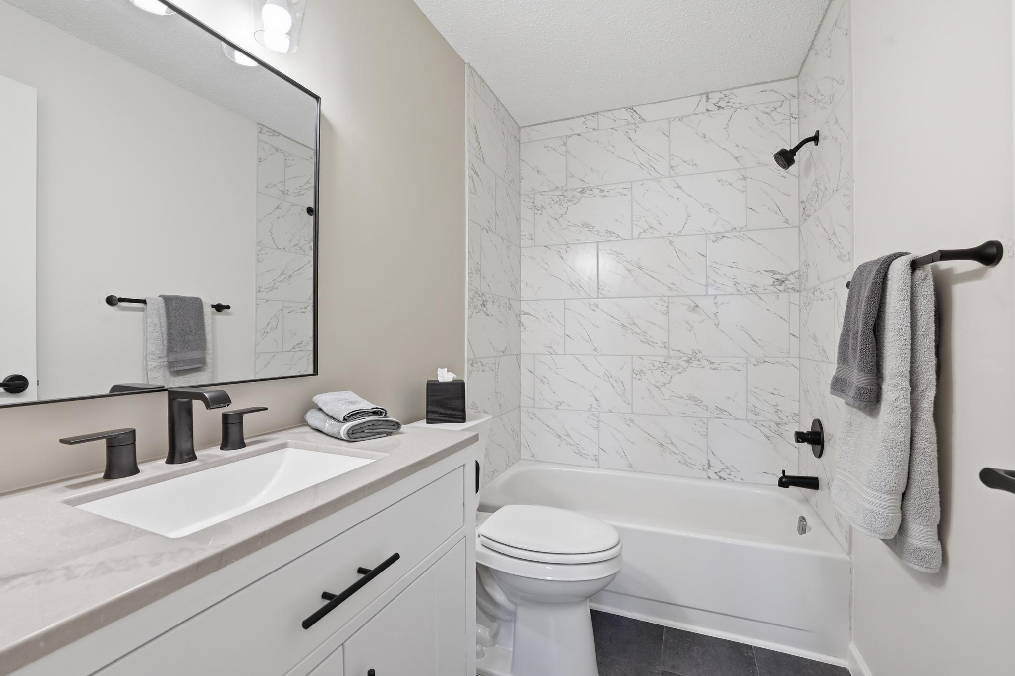 Gorgeous bath remodel with tile