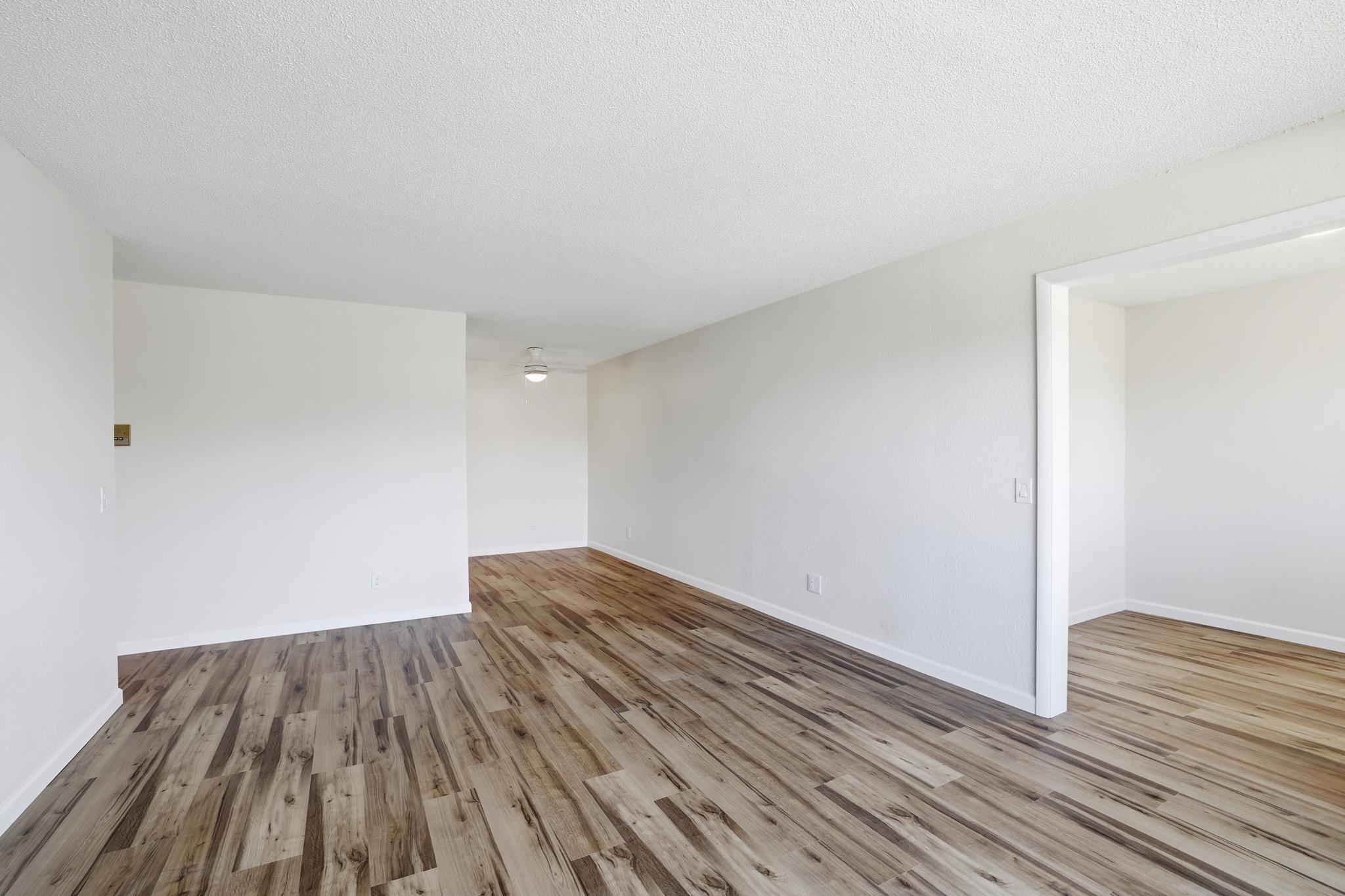 Dining area open to living room