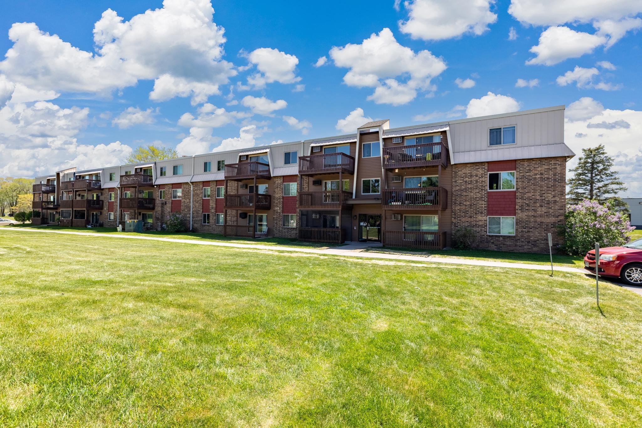 Condo is on the top level 3, overlooking grassy area
