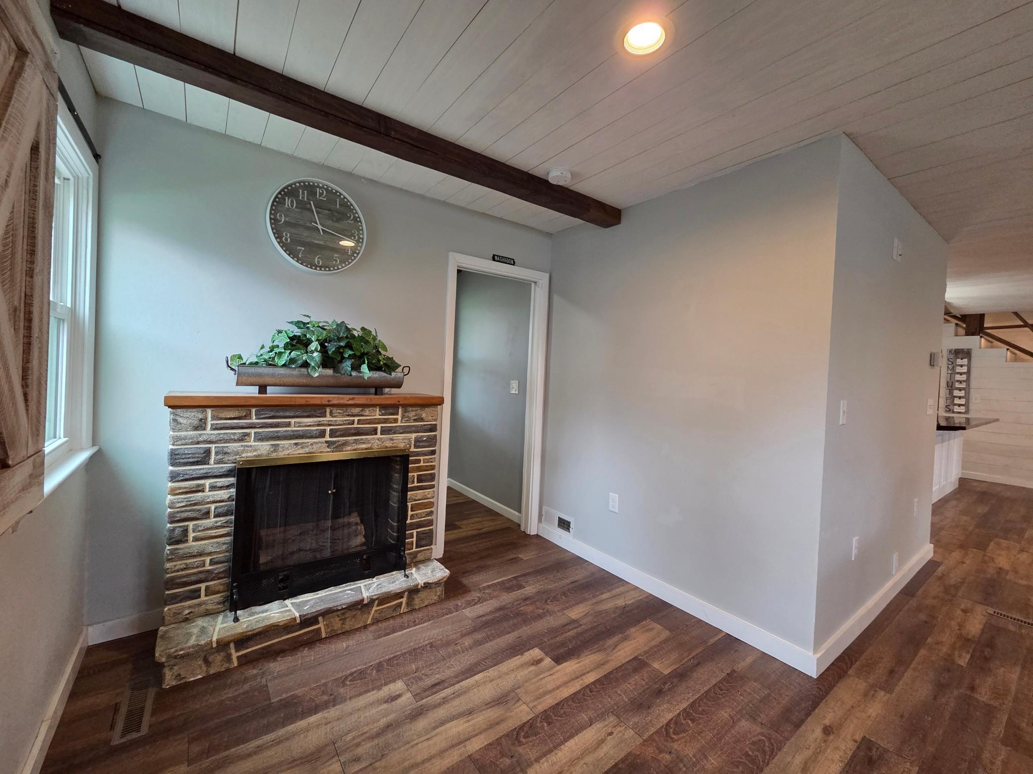 Living room/ bathroom on main floor