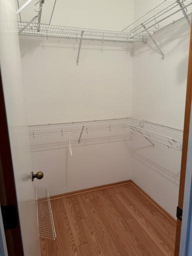 Walk-in closet in Master bedroom
