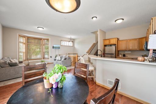 Additional view of the open floor plan on the main level.