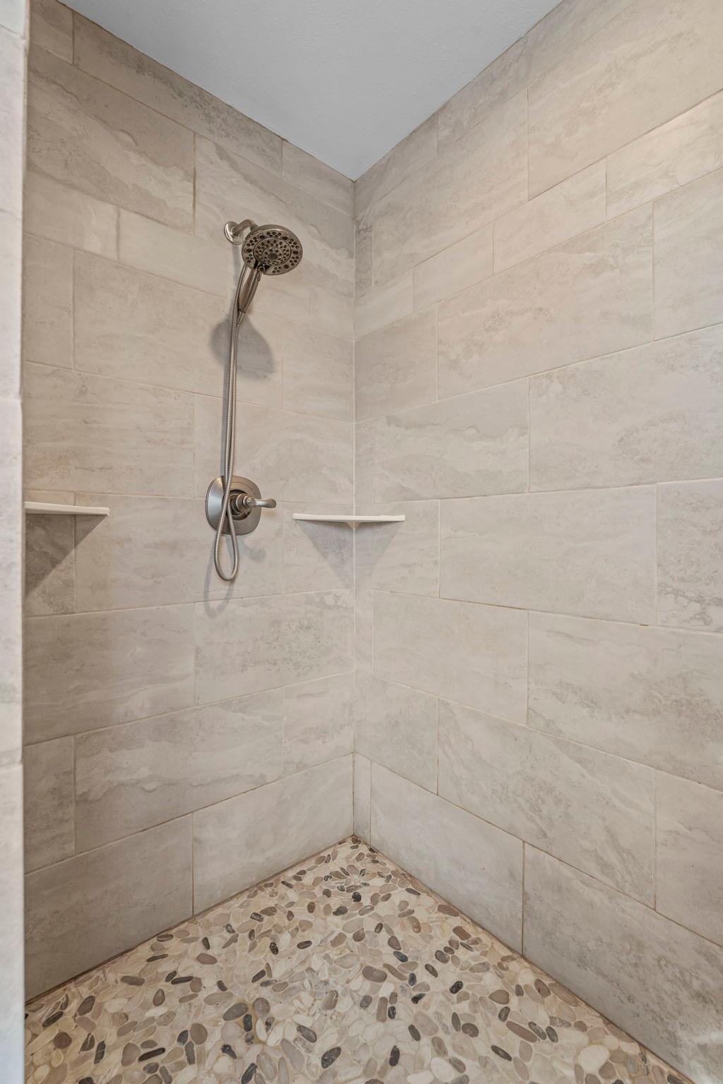 Custom primary walk-in shower