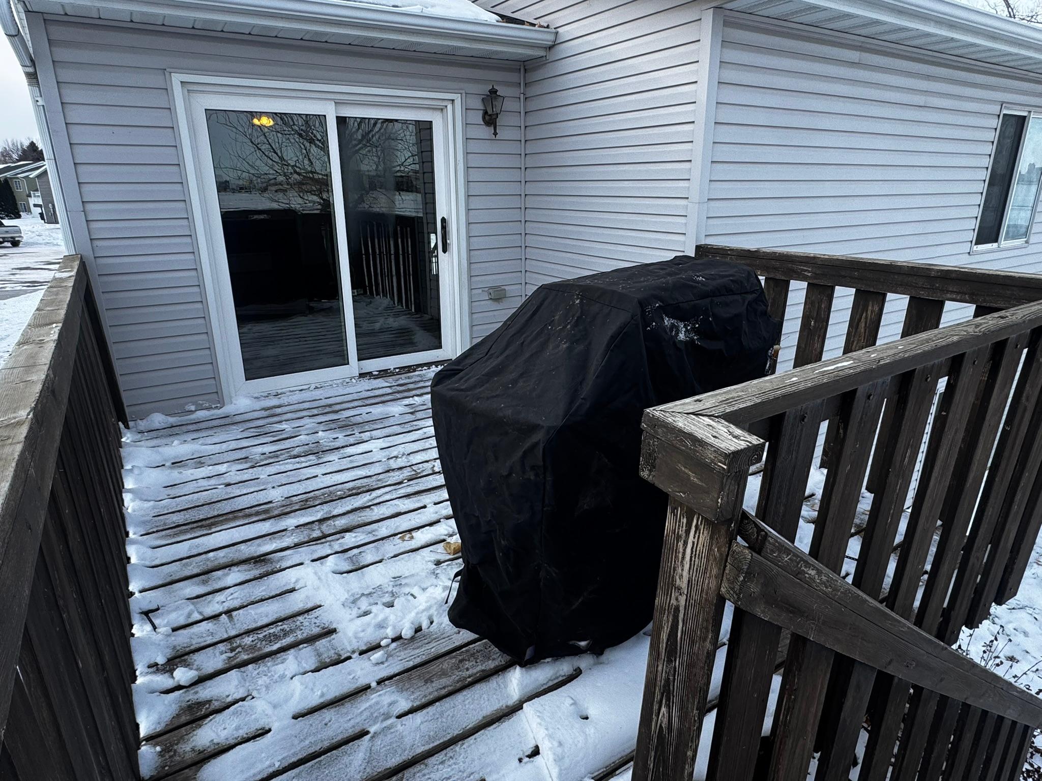 Deck with grill included!