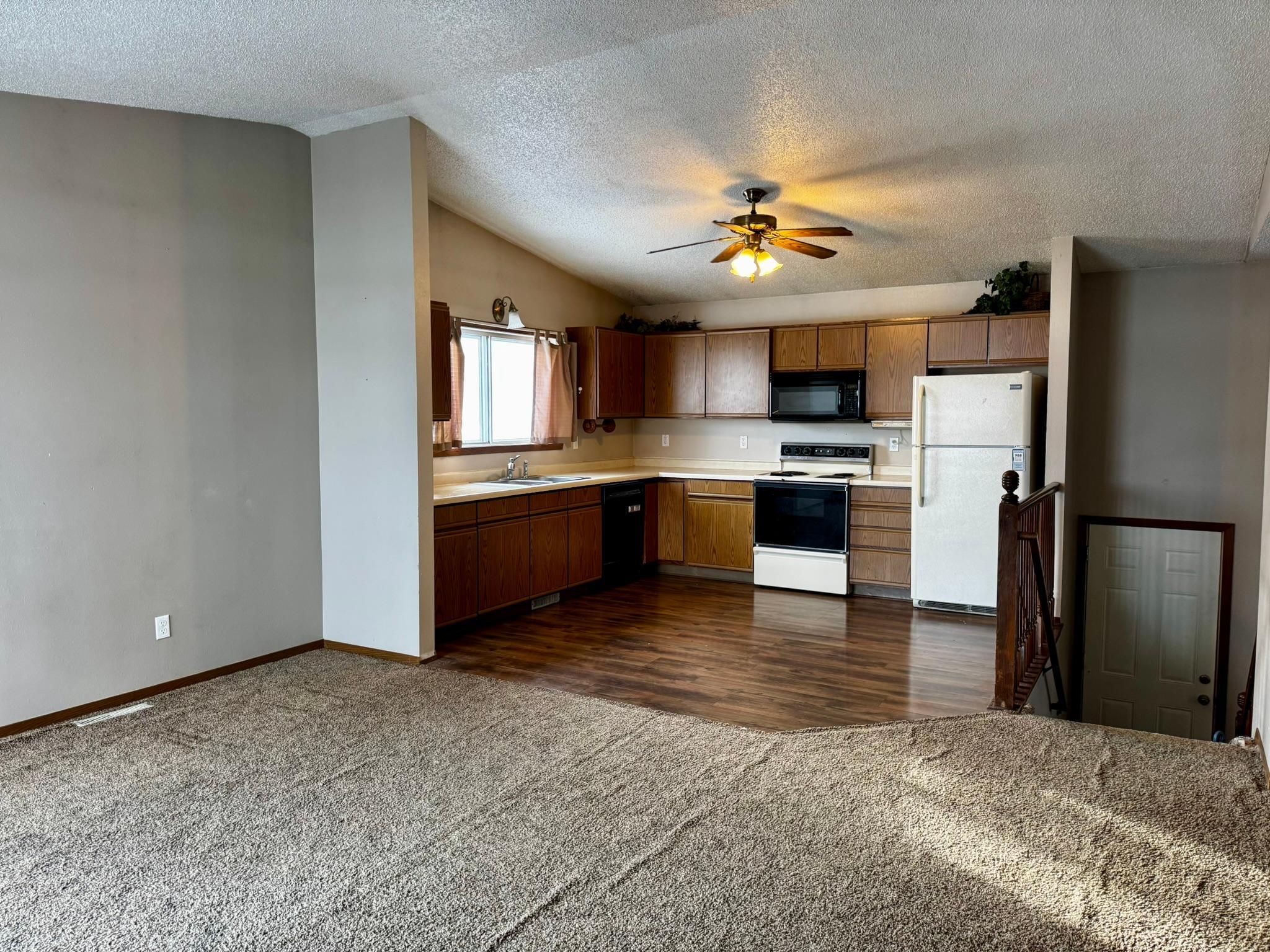 Open Concept Kitchen, Dining, and Living Room