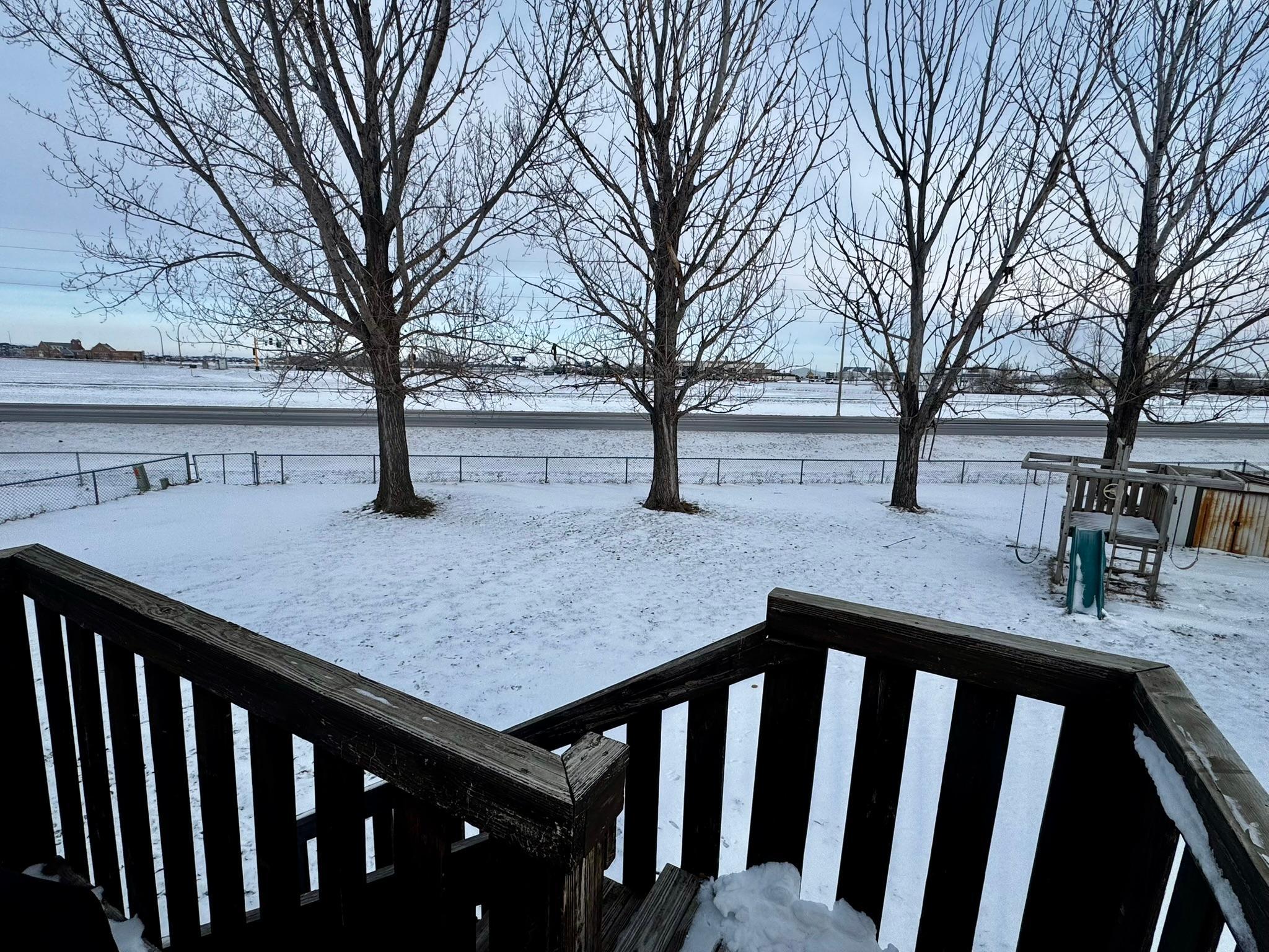 Backyard view from Deck