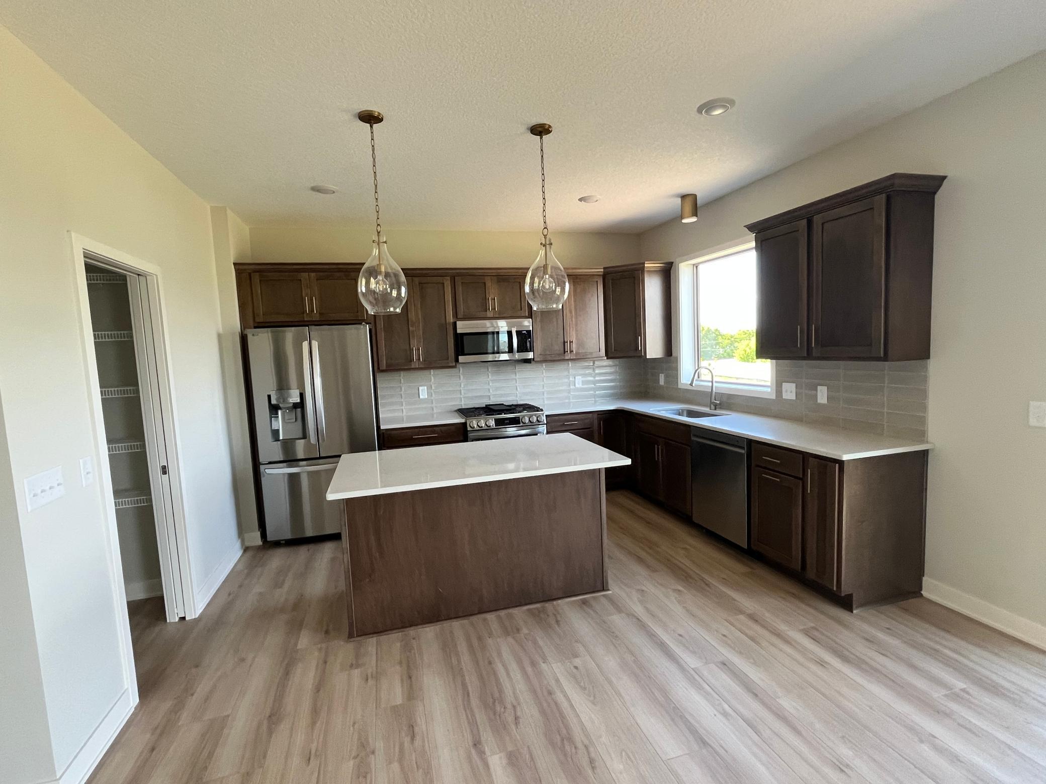 Tons of great light and counter space in the kitchen