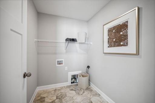 Upper Level Laundry! *Photo of actual home