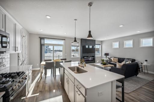 Open Concept floorplan! *Photo of actual home