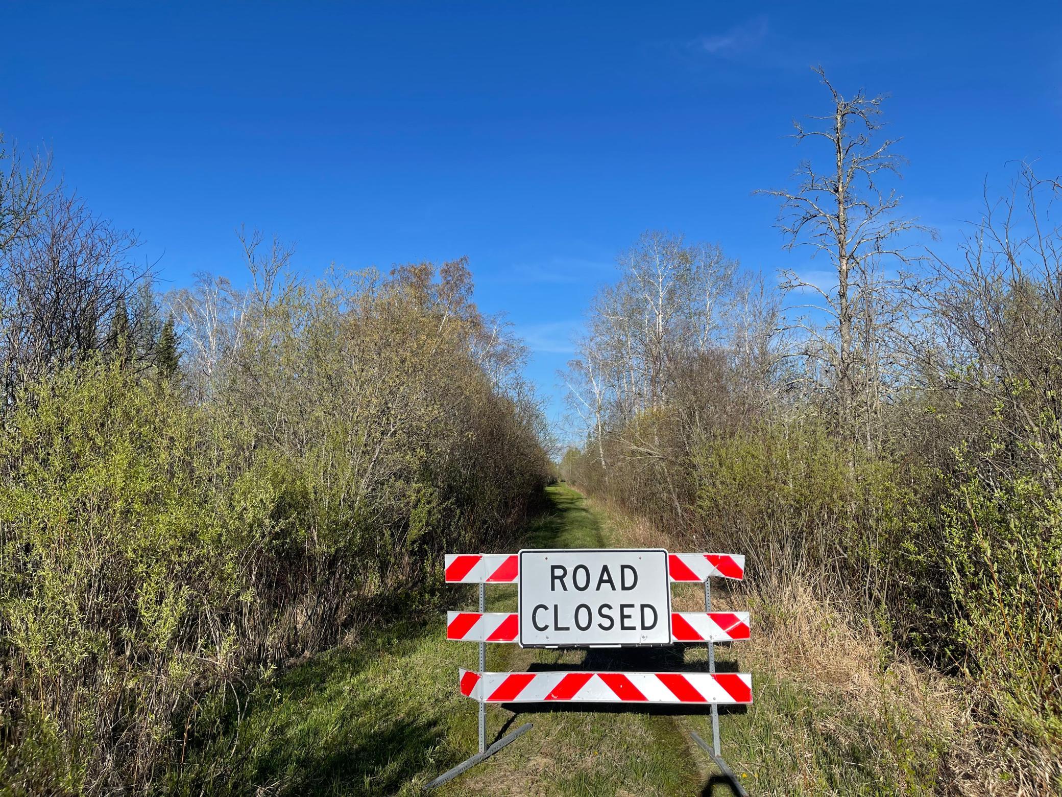 Road closed to public