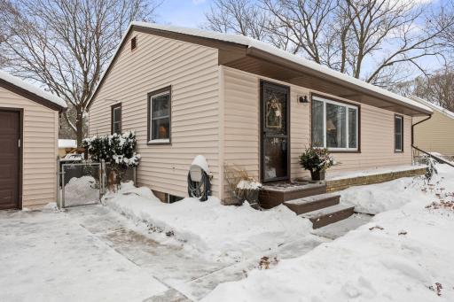 Home is in excellent condition and has nice curb appeal. Home has a higher elevation from the street, which gives it some privacy. Nice sized lot with lots of plants/gardens.