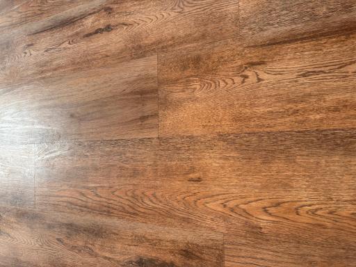 Beautiful kitchen flooring. Subfloor was updated, too.