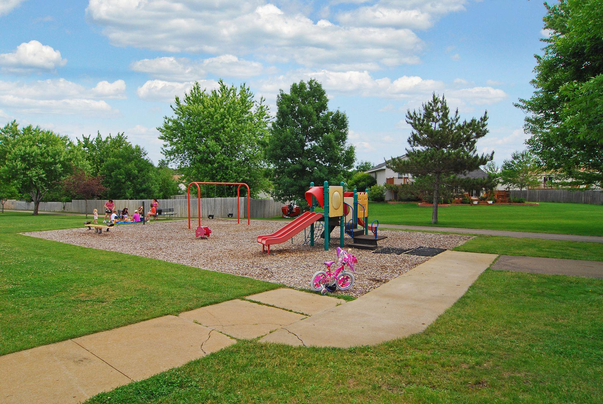 There are two nearby parks within walking distance from the home.