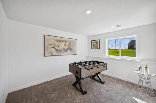 Lower Level Rec Space! (Photo of Actual Home!)