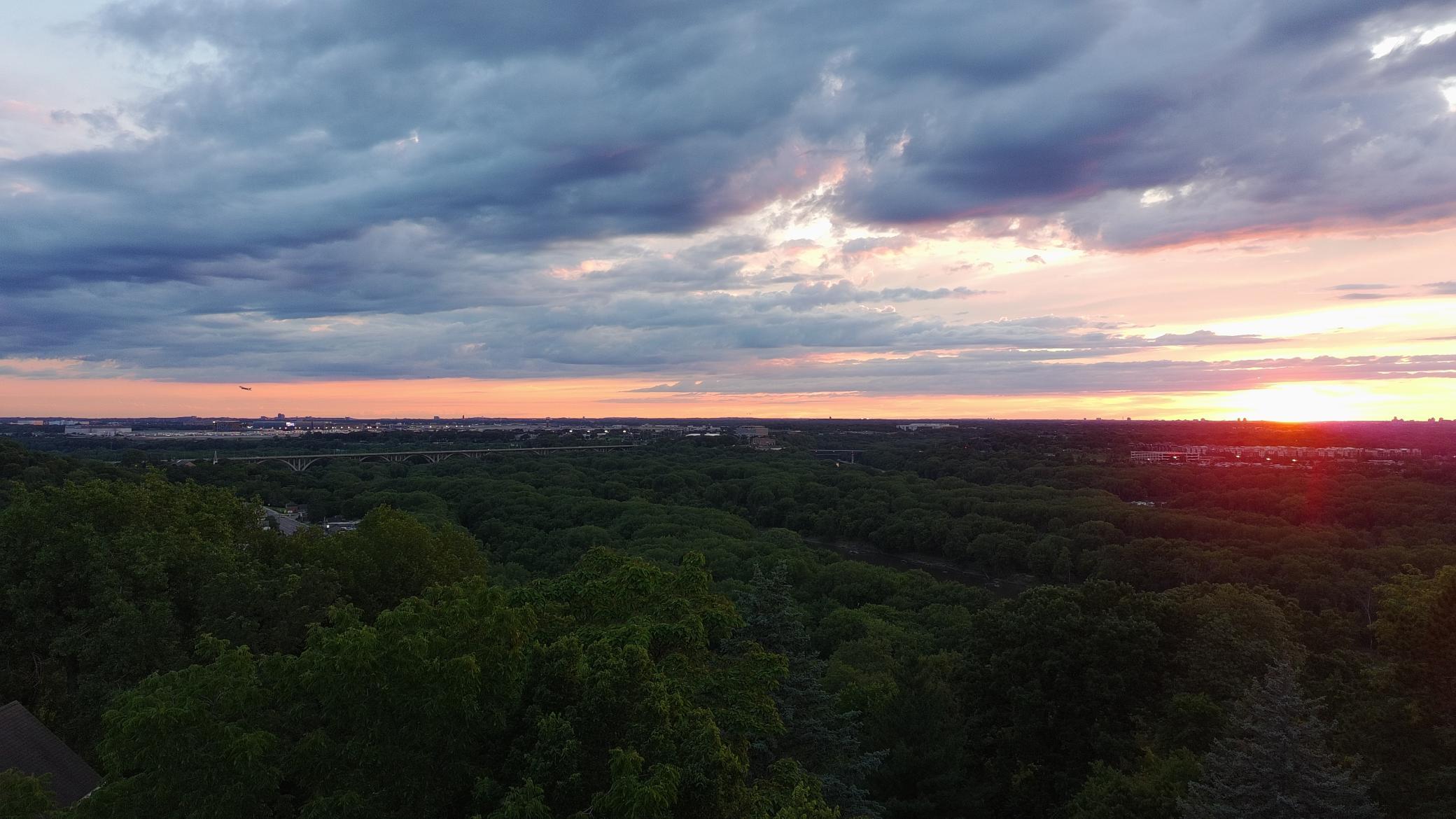 Skyline views dusk