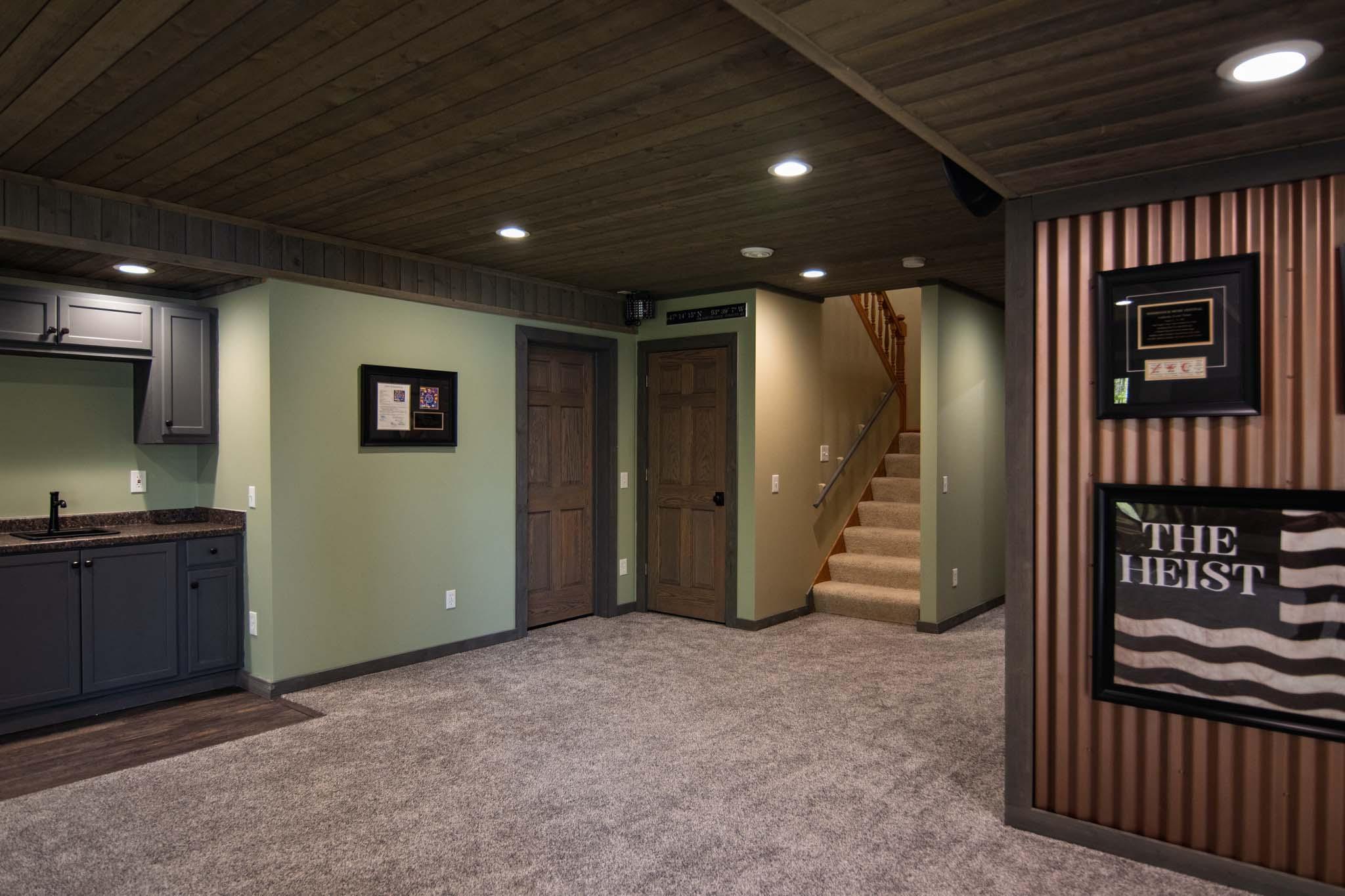 lower level with tons of storage space
