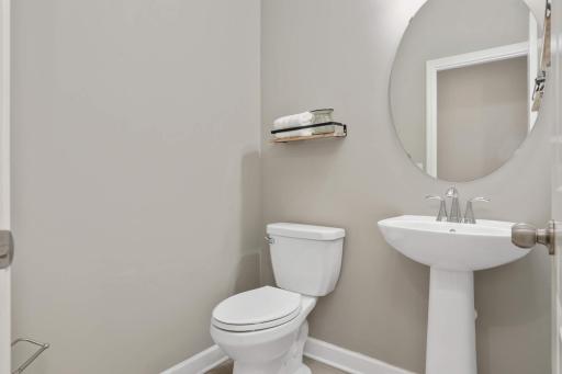 Main floor powder room