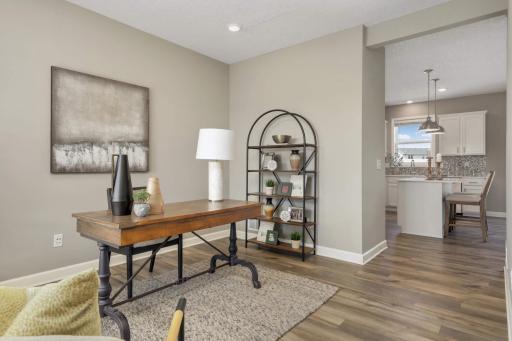 Front flex room perfect for a home office