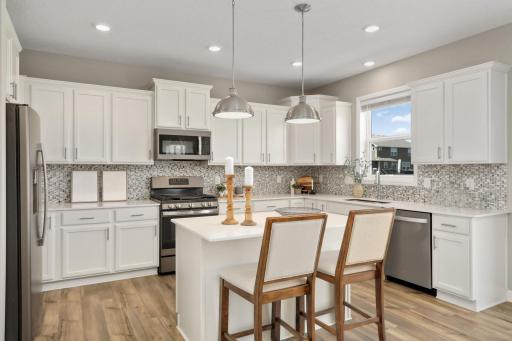 Gas range and island