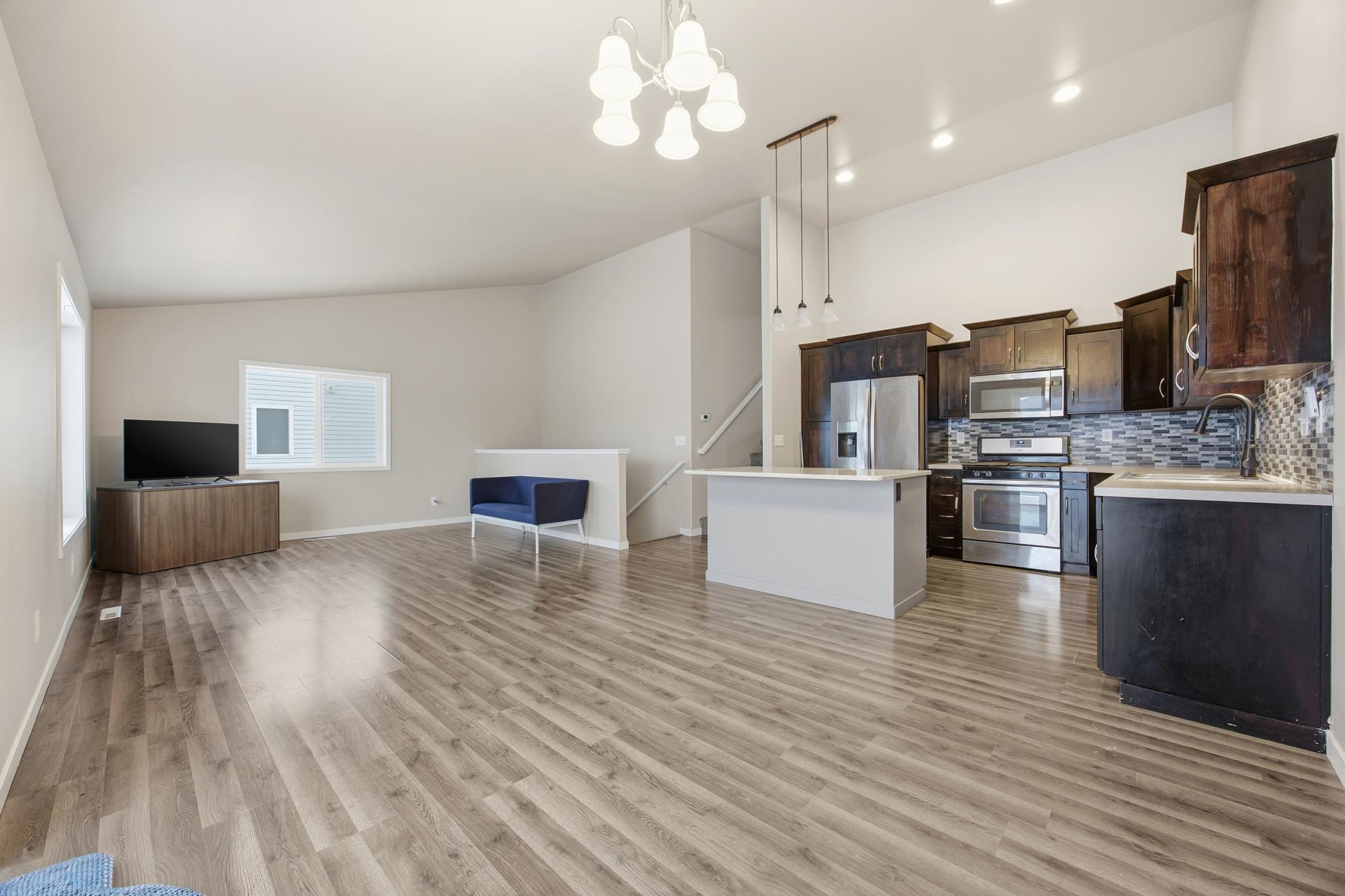 Living Room + Kitchen