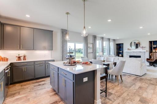 Simply gorgeous! Photo of model home, colors and finishes are similar.