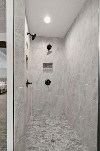 Private Primary Bathroom Full walk-in tile shower