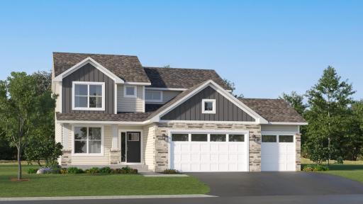 Photo for 9560 Lydia Lane, Elko New Market, MN 55020 - listing #6825629 Artist rendering of the home, features will vary.