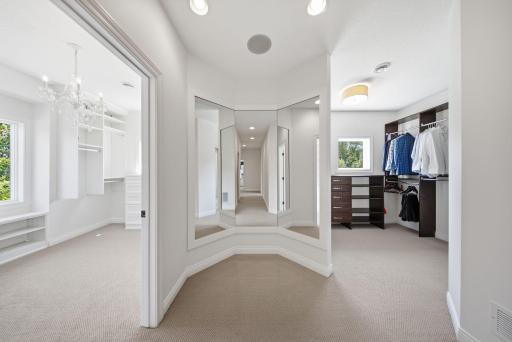 Primary closet