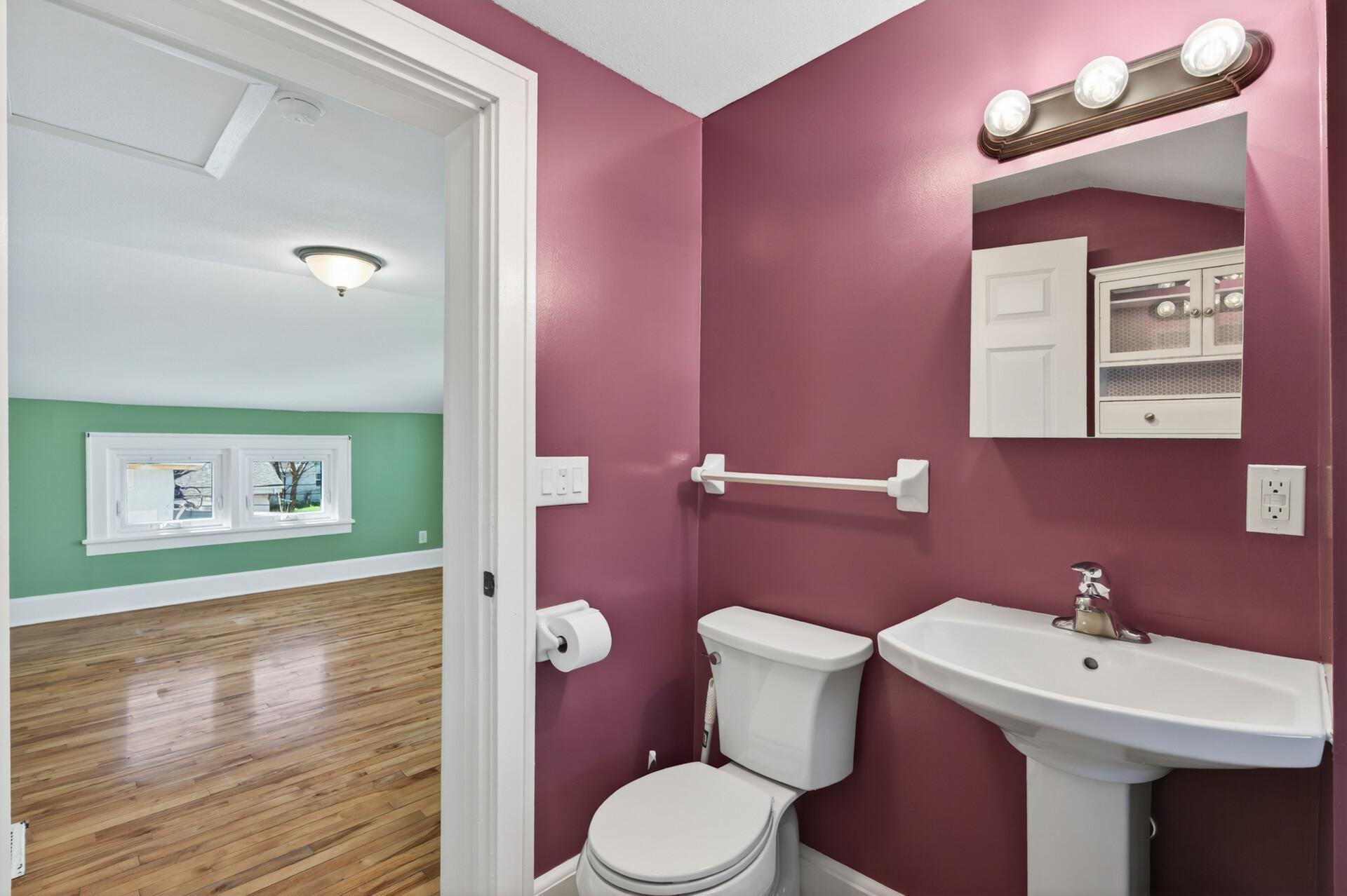 Bathroom Up Connected to Primary