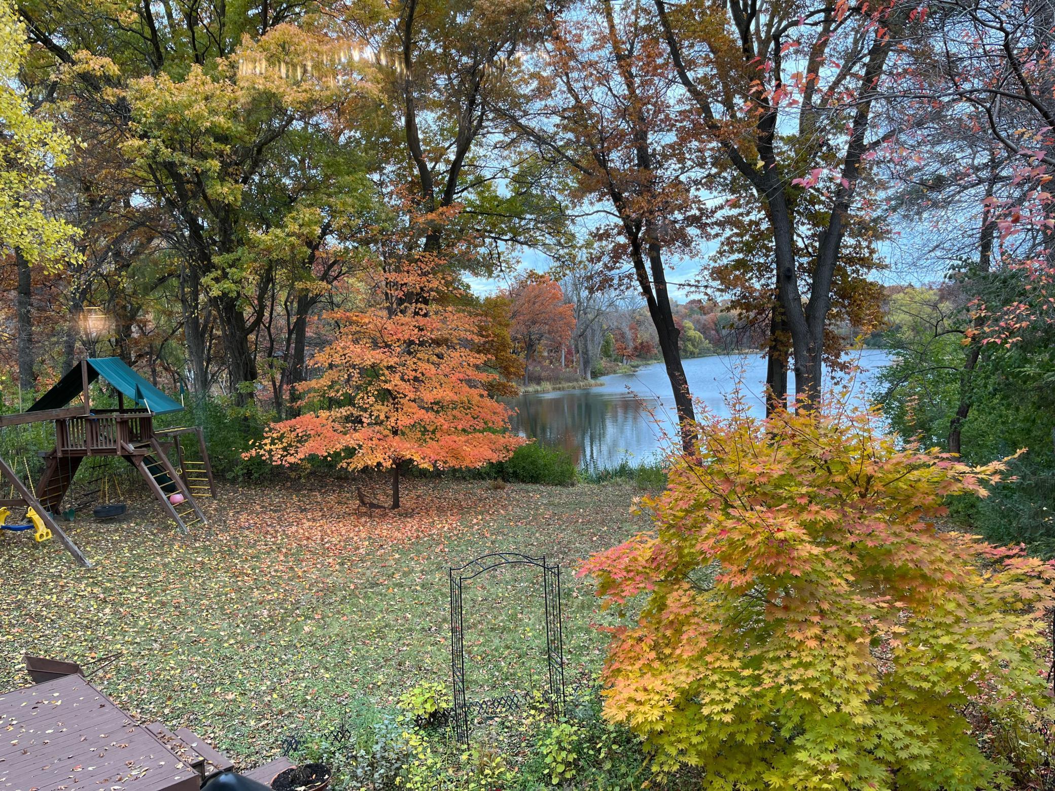 As the seasons change, the lake adapts from fishing to ice rinks!