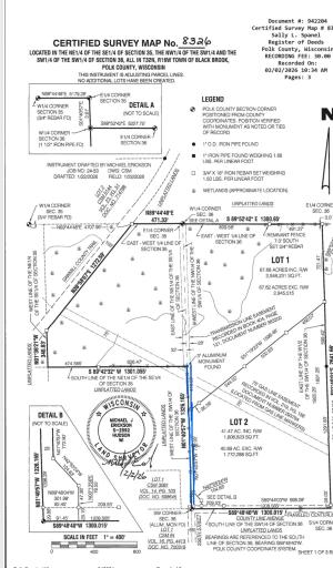 CSM with highlighted property driveway