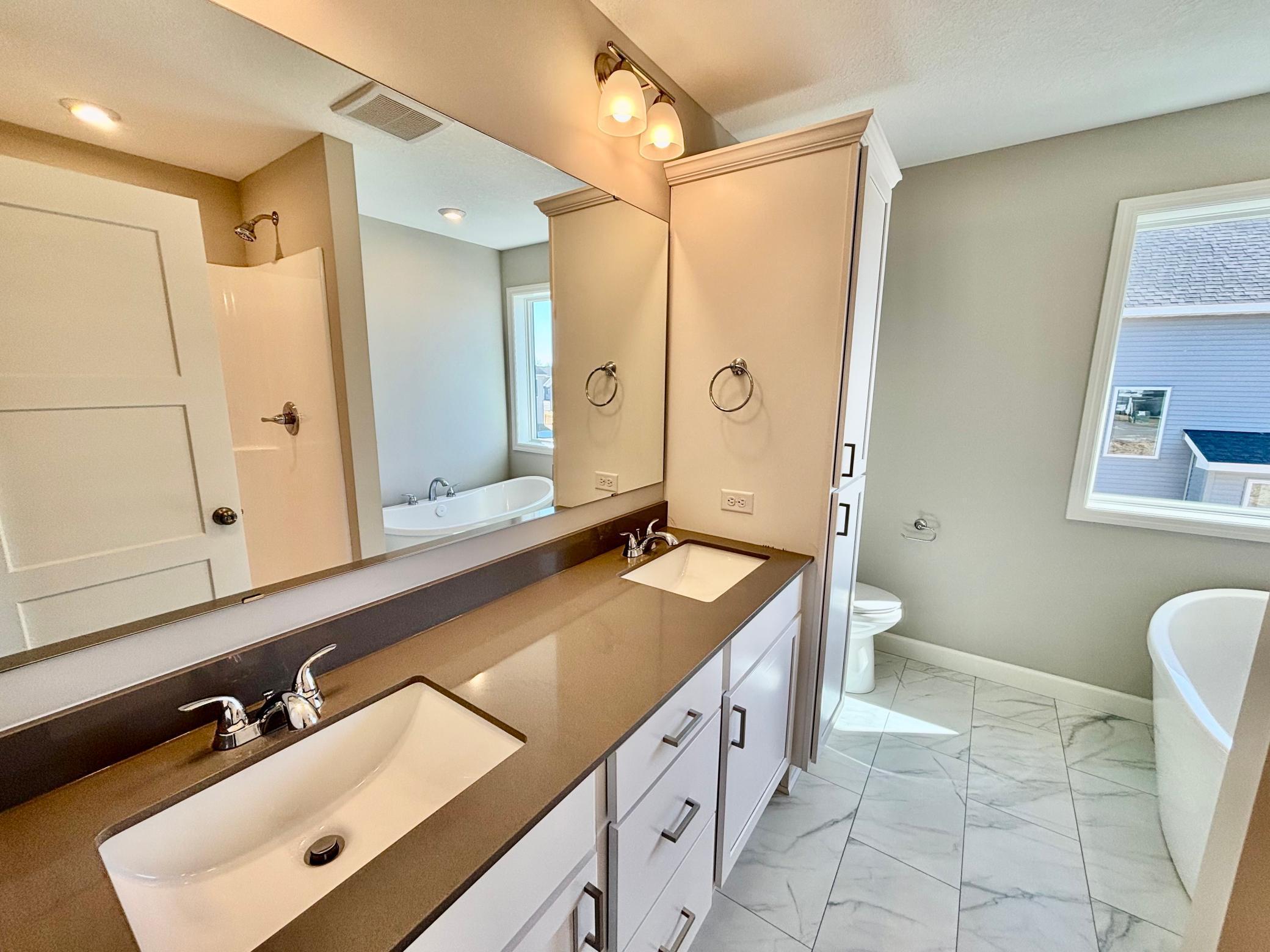 Primary Bath Suite - The Weston at 11359 5th St NE in River's Edge!
