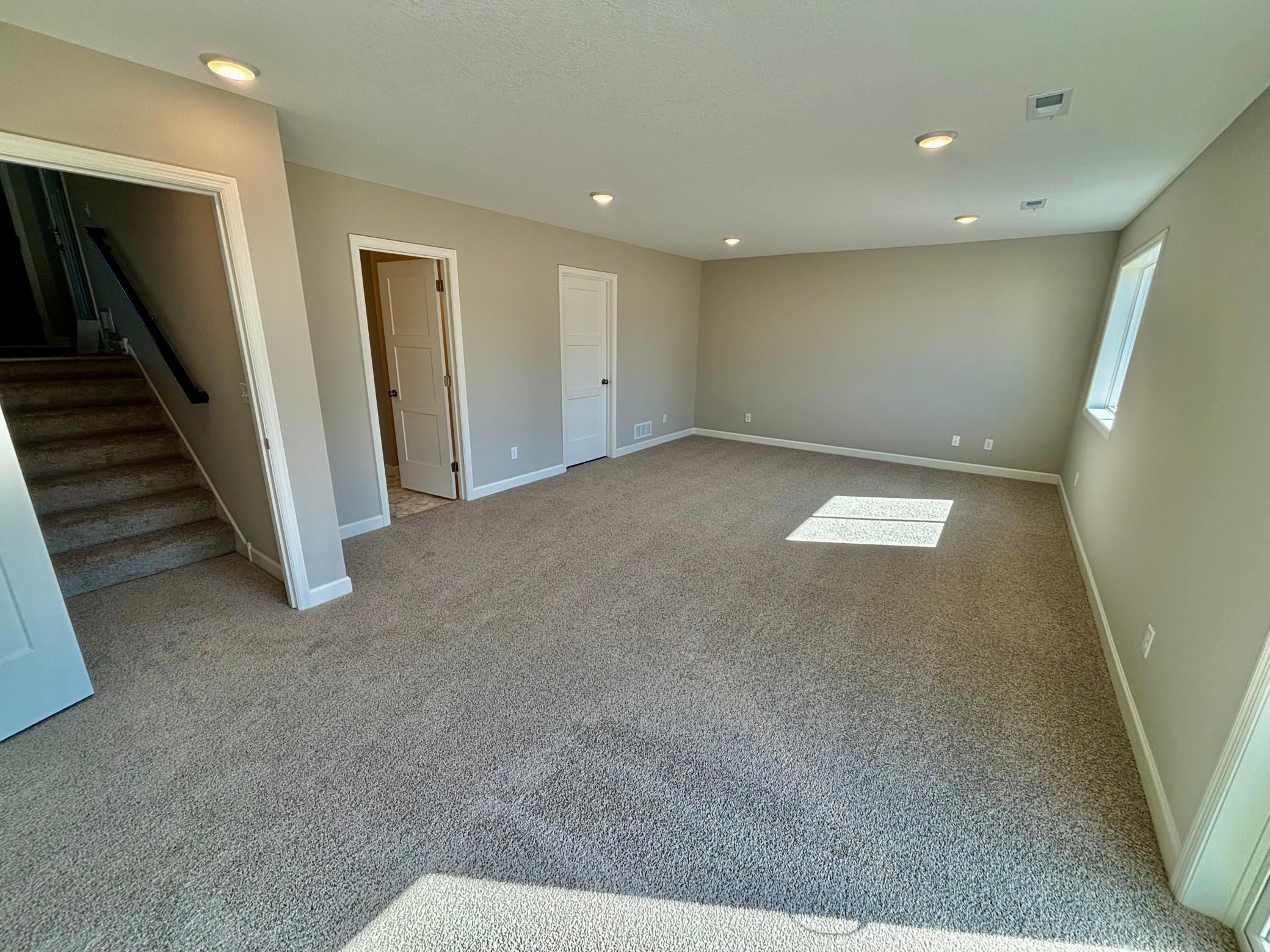 Lower Level Walkout Family Room - The Weston at 11359 5th St NE in River's Edge!