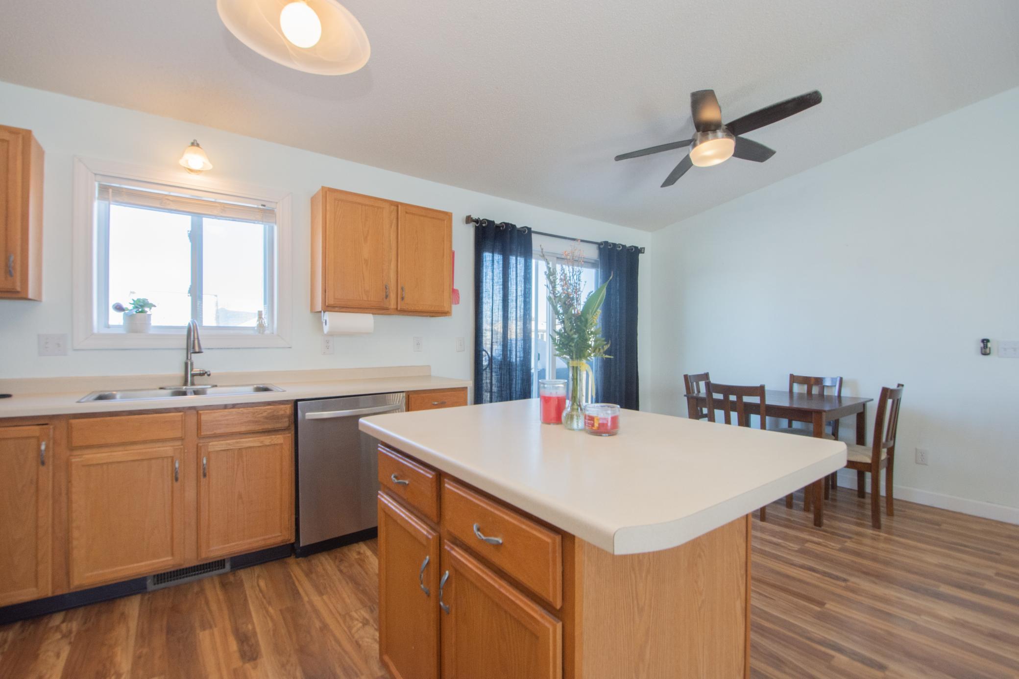 Kitchen into Dining Area