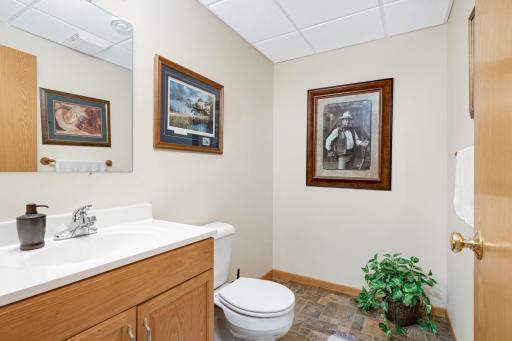 Downstairs bathroom with room to add a shower