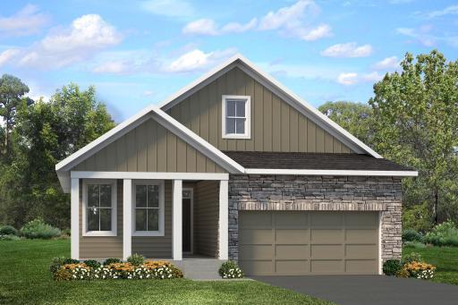 Welcome to the Aurora! A single level living home with unfinished walkout basement. LP Smart Side an all 4 sides of the home with stone accent. You'll fall in love with this great flowing floorplan and the covered deck off the gathering room.