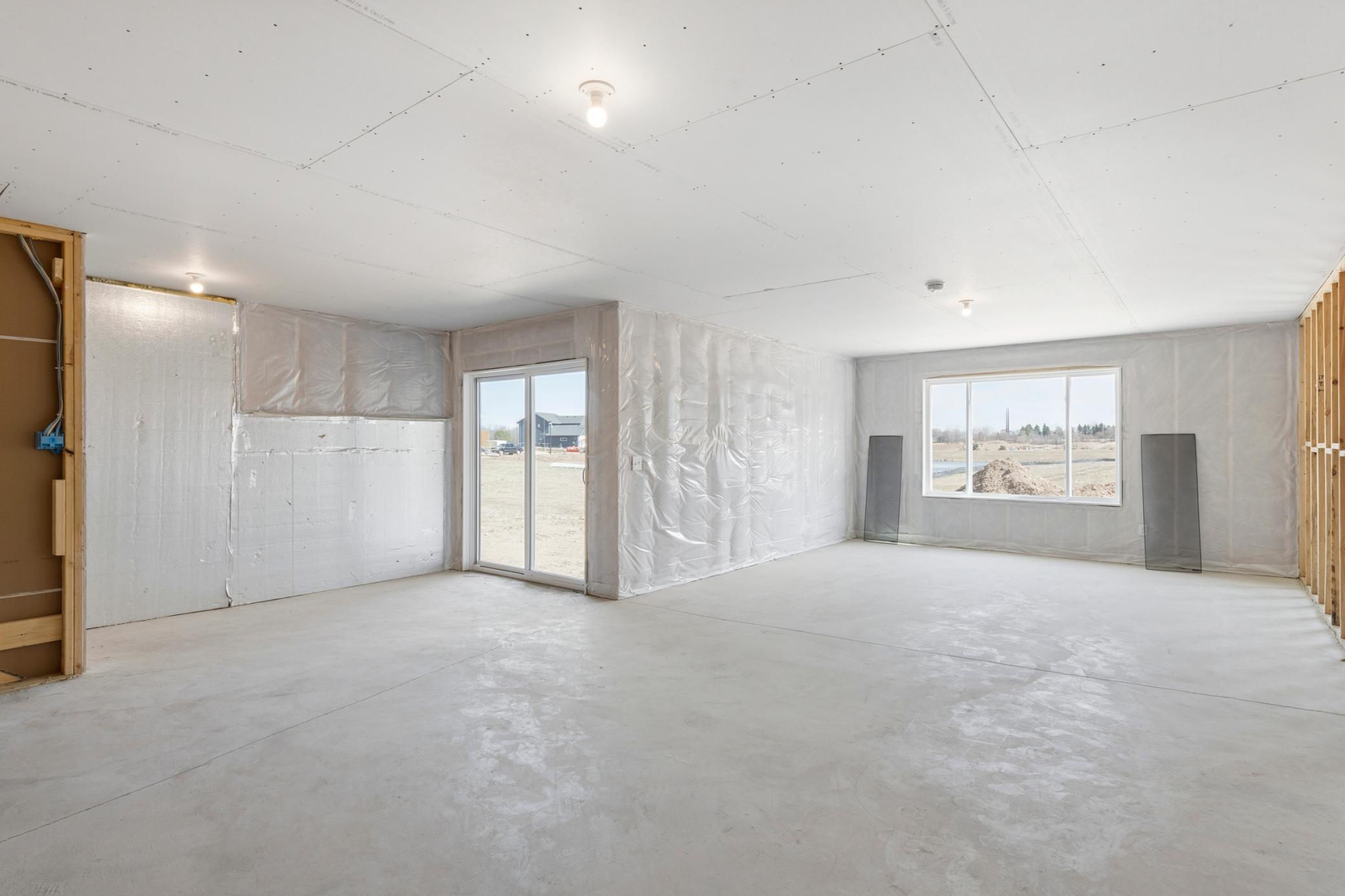 Unfinished Lower Level