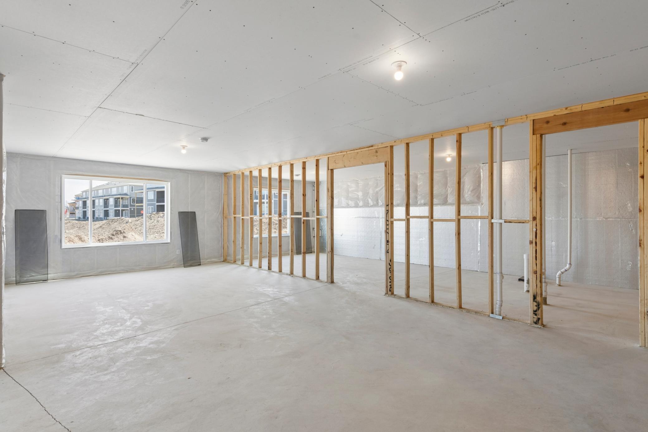 Unfinished Lower Level