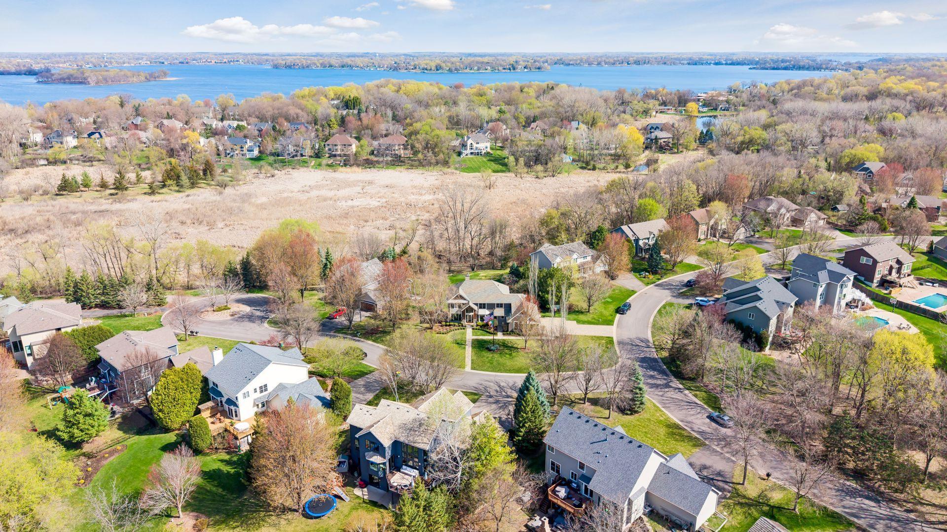 26950 Marsh Pointe Ct - quiet cul de sac. Enjoy wetland views. The Big Lake (Minnetonka) approximately 1 mile.