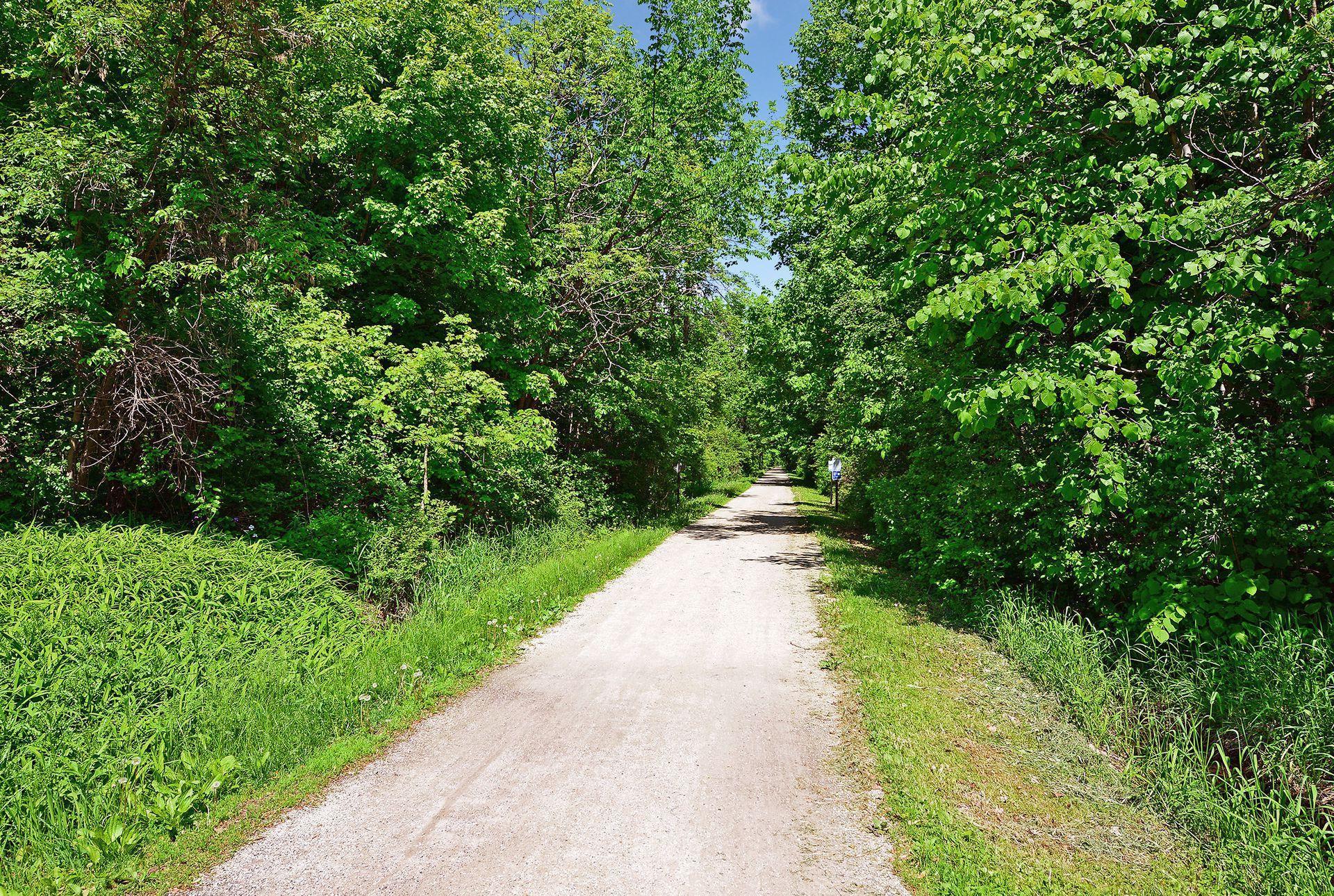 Nearby LRT trail access point.